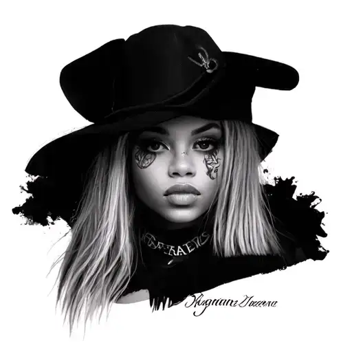 Avril Lavigne, Rihanna, Zendaya tattoo design idea