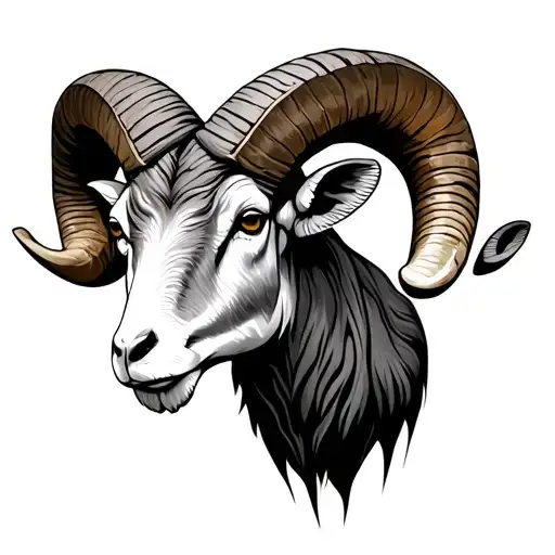 Aries ram tattoo design idea