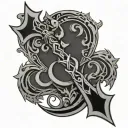 keyblade kingdom hearts tattoo design idea