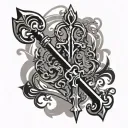 keyblade kingdom hearts tattoo design idea