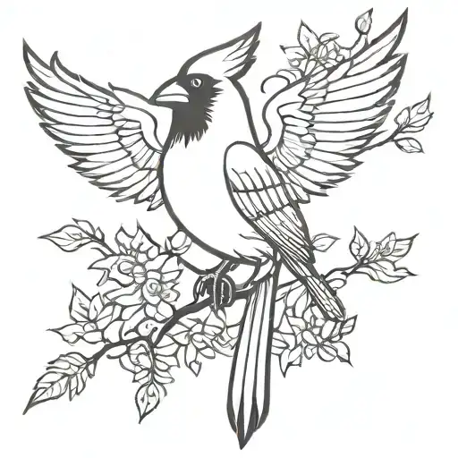 cardinal virtues tattoo design idea