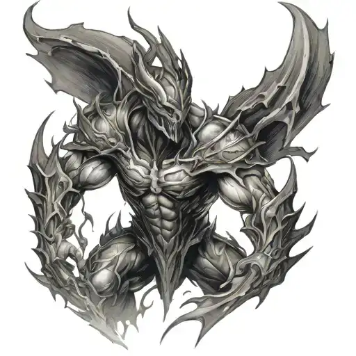 Aatrox tattoo design idea