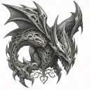 Aatrox tattoo design idea