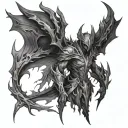 Aatrox tattoo design idea