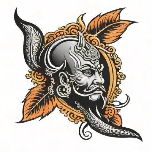 Tamil word tattoo design idea