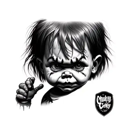 Chucky tattoo design idea