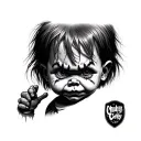 Chucky tattoo design idea