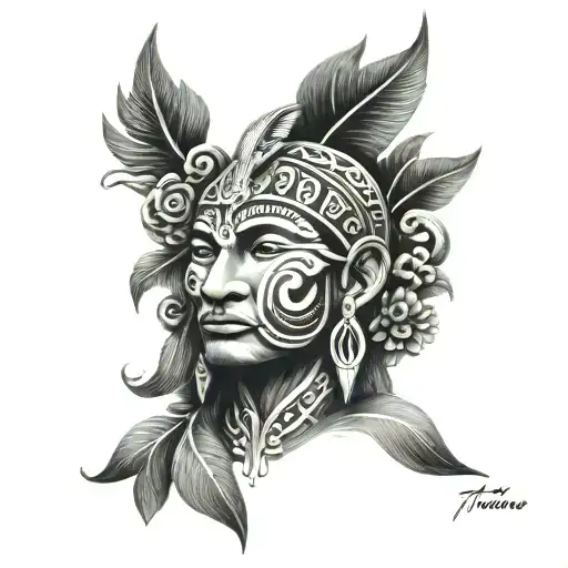 Taíno tattoo design idea