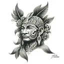 Taíno tattoo design idea