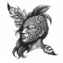 Taíno tattoo design idea