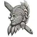 Taíno tattoo design idea