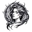 Silver Lining tattoo design idea