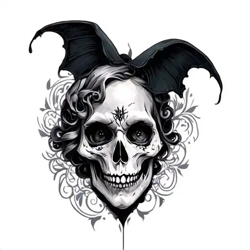 Goth tattoo design idea