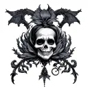 Goth tattoo design idea