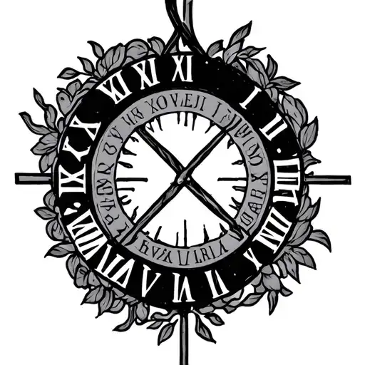 November 23 2003 written in roman numerals tattoo design idea
