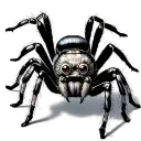 hear no evil see no evil speak no evil jumping spiders tattoo design idea
