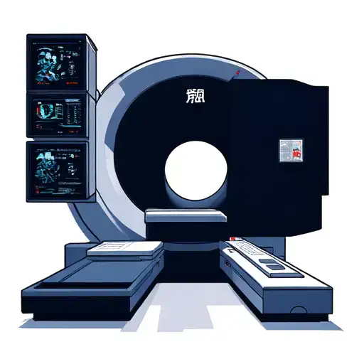 CT scanner machine tattoo design idea