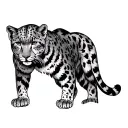 snow leopard tattoo design tattoo design idea