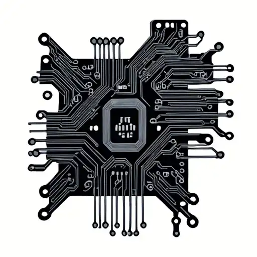 Circuit Board tattoo design idea