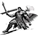 Leon gladiator tattoo design idea