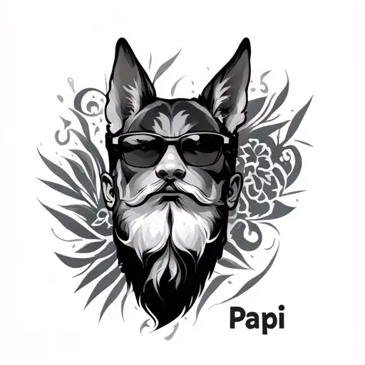 Papi Design Black Text 68+ Papi Tattoo Ideas in 2026 - BlackInk AI