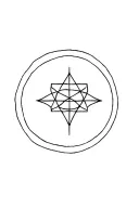 Calm to my Chaos Symbol tattoo design idea