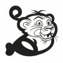 simba drawn tattoo design idea