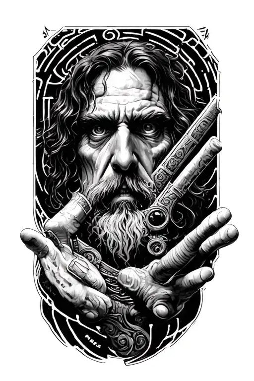 labyrinth the movie scene tattoo design idea