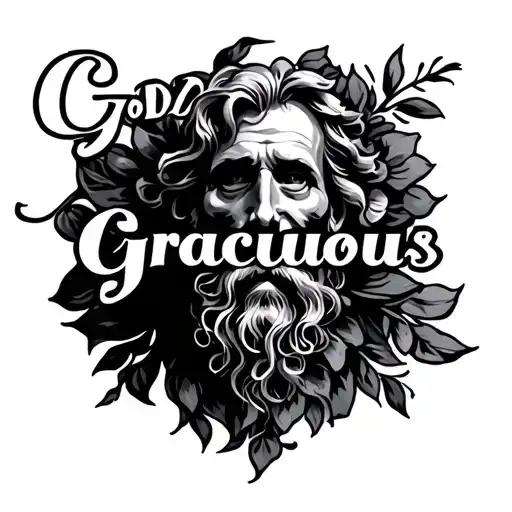 God Is Gracious tattoo design idea