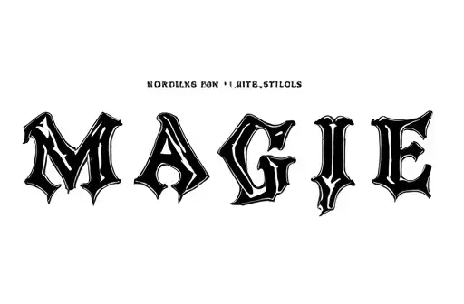 "Maggie" tattoo design idea