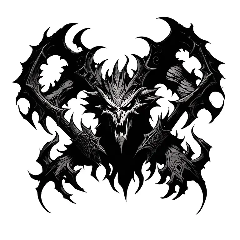 Horde from World of Warcraft tattoo design idea