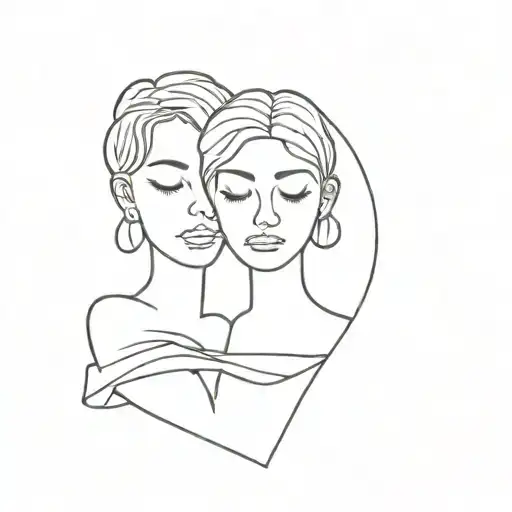 Amber & Livia tattoo design idea