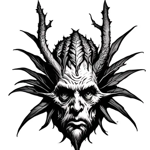 Mandrake Harry Potter inspired tattoo tattoo design idea