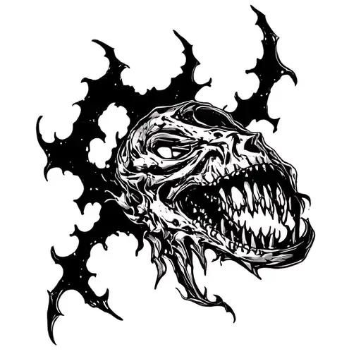CARNAGE spelled tattoo design idea
