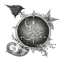 Pisces, Virgo, Gemini. virgo constellation tattoo design idea