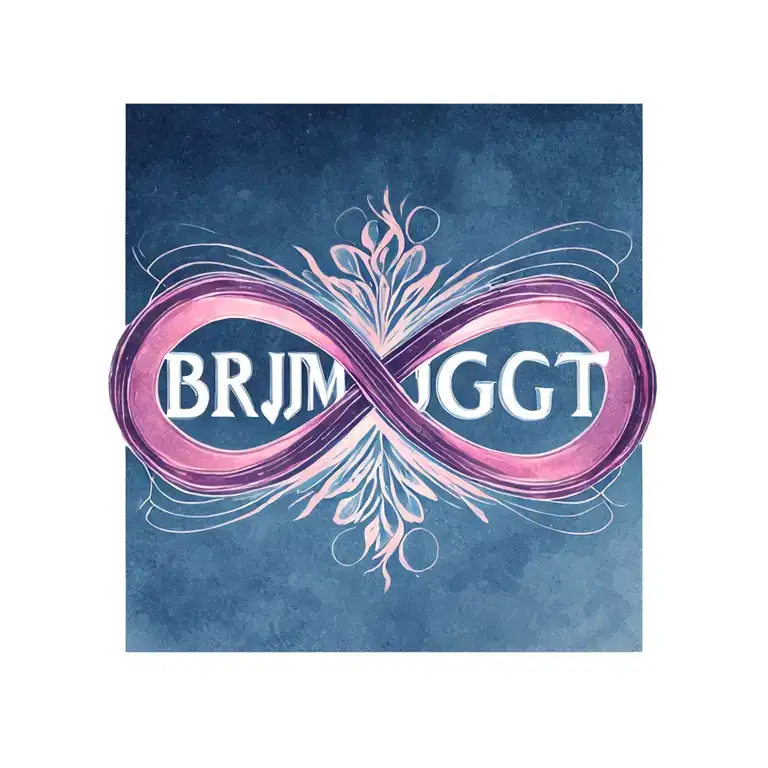 "BRMJGT" "BRMJGT" forming infinity symbol shape formed tattoo design idea