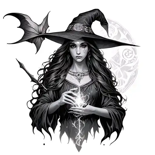 Practical Magic The Gathering tattoo design idea