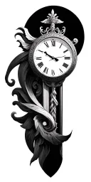 Greek Mythology Clock tattoo design idea