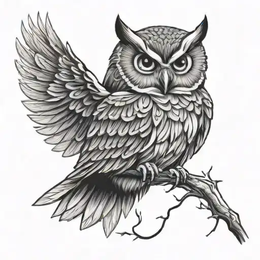 cute owl tattoo tattoo design idea