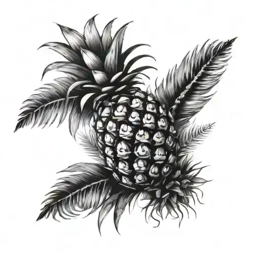 It would be like a book with biblioteca written under it and if it could include a pineapple it would tattoo design idea