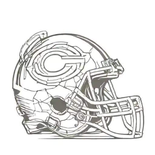 Dad 12/11/1955 - 03/20/2024. Chicago Bears C logo incorporated. Romans 8:18  tattoo design idea