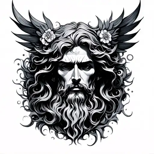 God First tattoo design idea