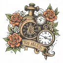 time heals all wounds tattoo design idea