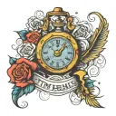 time heals all wounds tattoo design idea