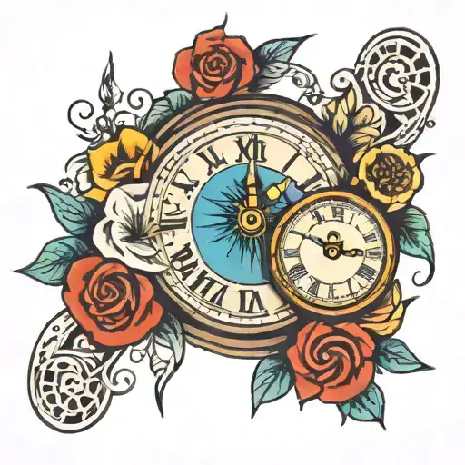 time heals all wounds tattoo design idea