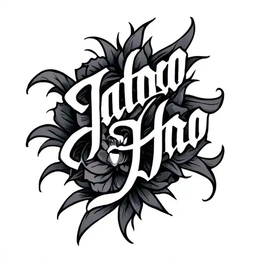 Script tattoo design idea