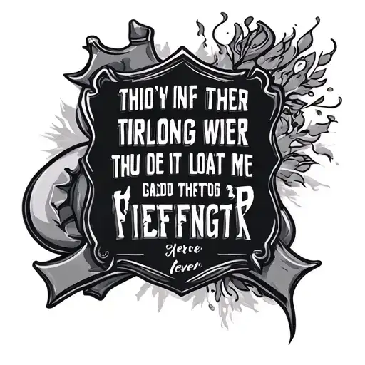 Firefighter Bible Verse tattoo design idea