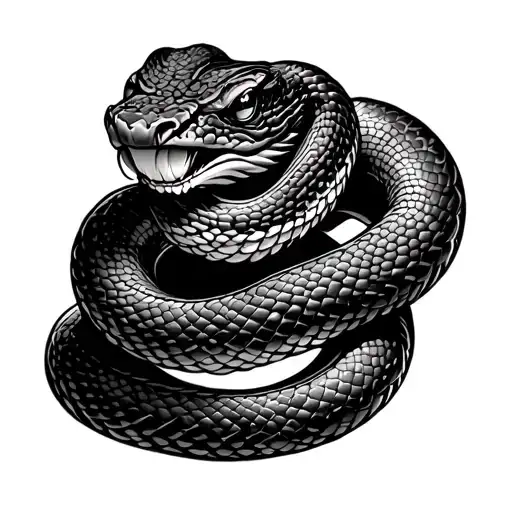 small japanese snake slithering on the wrist tattoo design idea