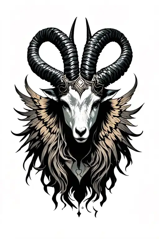 arcangel Uriel-capricorn-sworld tattoo design idea