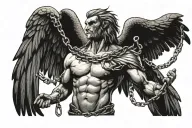 Prometheus stealing fire from gods punished bound him with chains and sent an eagle to eat Prometheus' immortal liver tattoo design idea